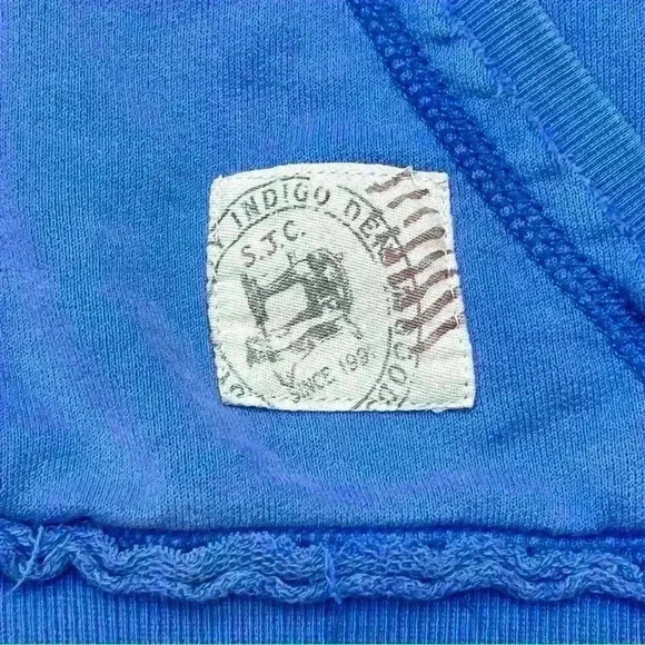 Silver jeans blue XL zip up lightweight jacket distressed designed for comfort - Picture 6 of 8